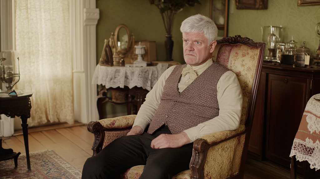 Colonel Jonathan Statham at his home