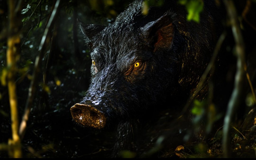 What is the terrifying secret of the yellow-eyed pig?