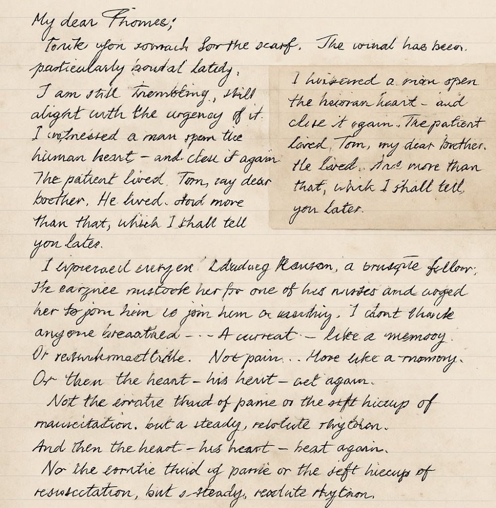 AI image of a letter