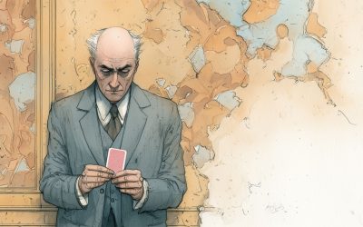 The magician completes his final trick